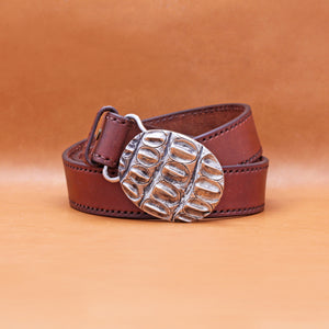 SILVER PLATED EXOTIC BUCKLE