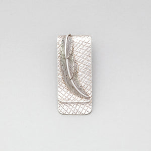 FEATHER MONEY CLIP IN STERLING SILVER